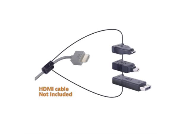 DigitaLinx HDMI adapter ring 3 adapter MicoHDMI, MiniDP, DP